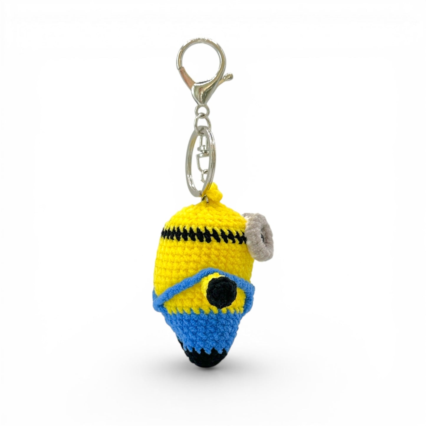 Minion Crochet Keychain Bag Charm