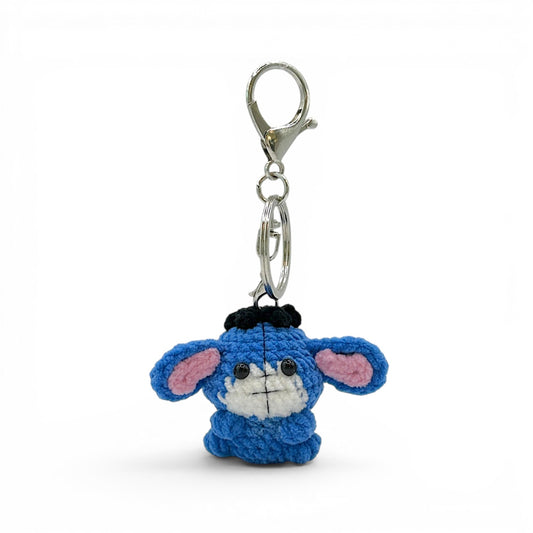 Eeyore in Winne the Pooh Crochet Keychain Bag Charm