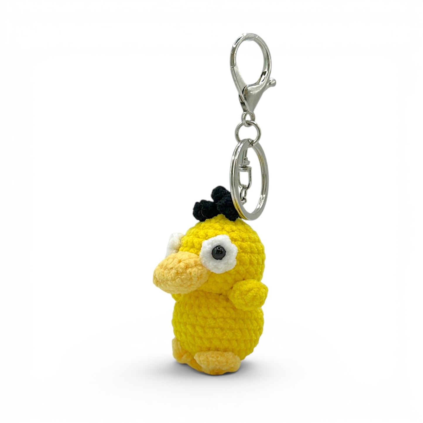 Pokemon Pikachu Psyduck Bulbasaur Squirtle Crochet Keychain Bag Charm