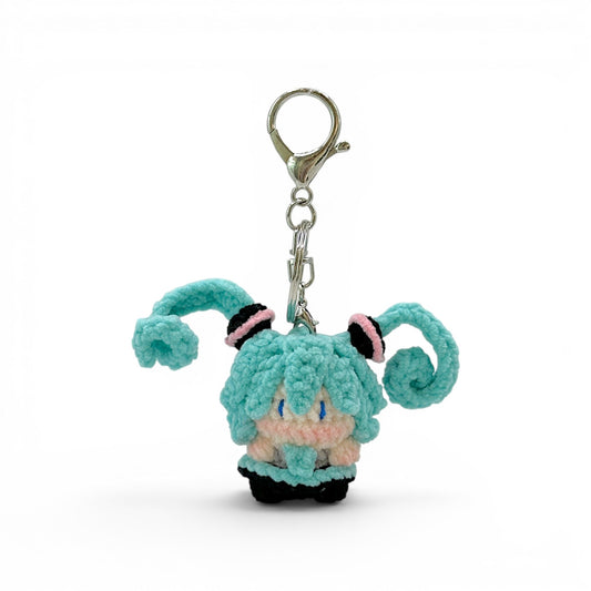 Hatsune Miku Crochet Keychain Bag Charm