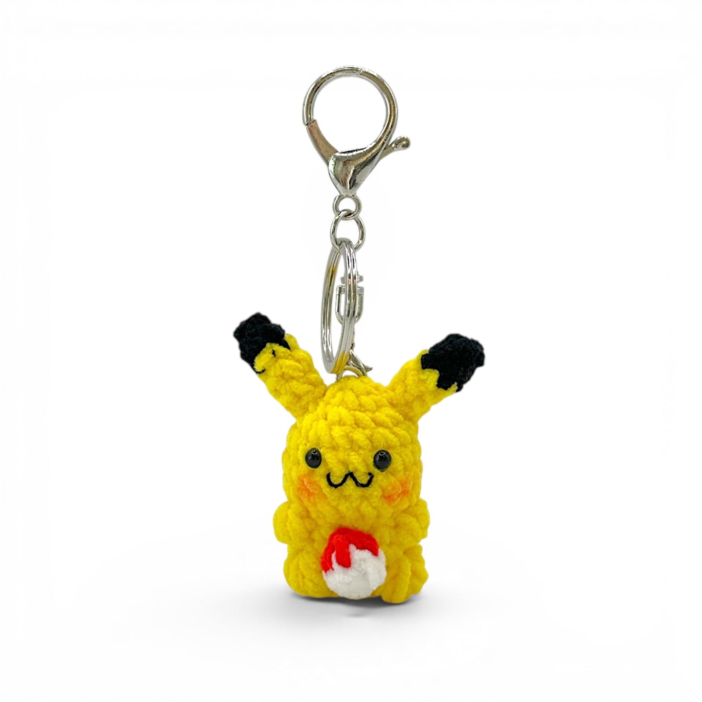 Pikachu Handmade Crochet Keychain Bag Charm