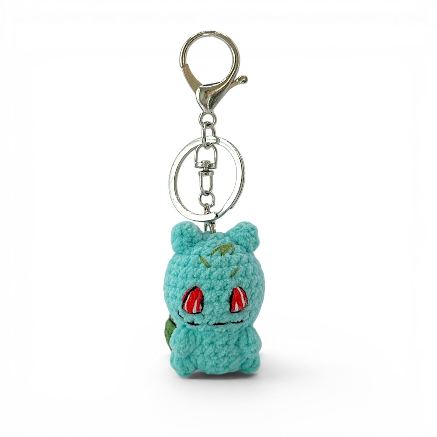 Pokemon Pikachu Psyduck Bulbasaur Squirtle Crochet Keychain Bag Charm