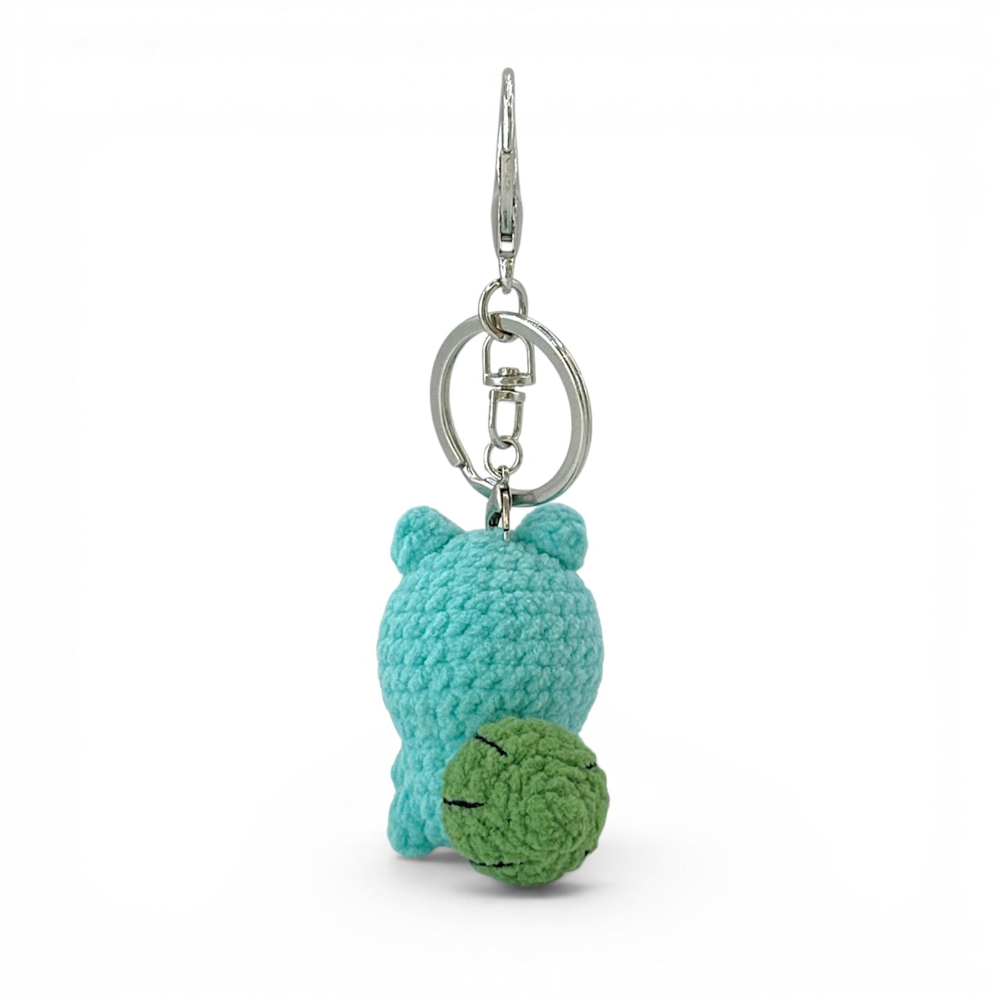 Pokemon Pikachu Psyduck Bulbasaur Squirtle Crochet Keychain Bag Charm