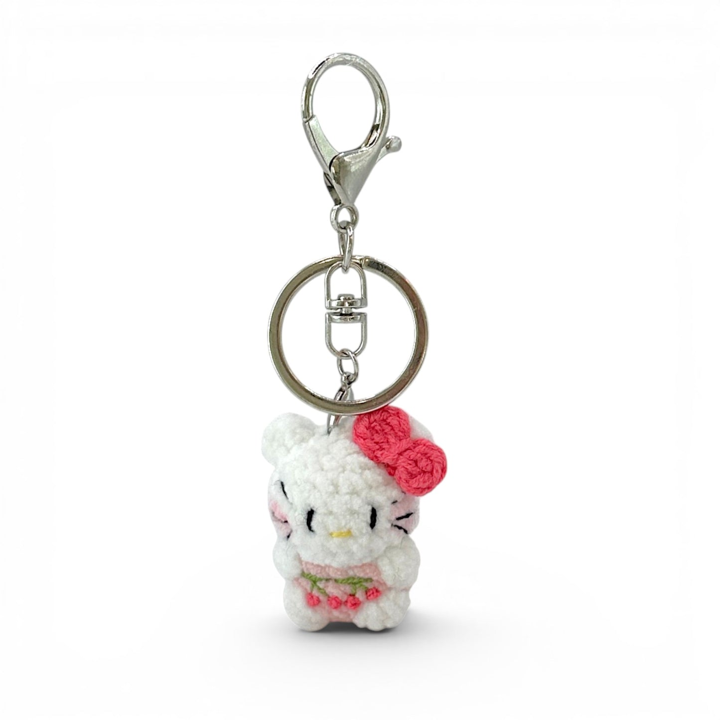 Hello Kitty Crochet Keychain Bag Charm