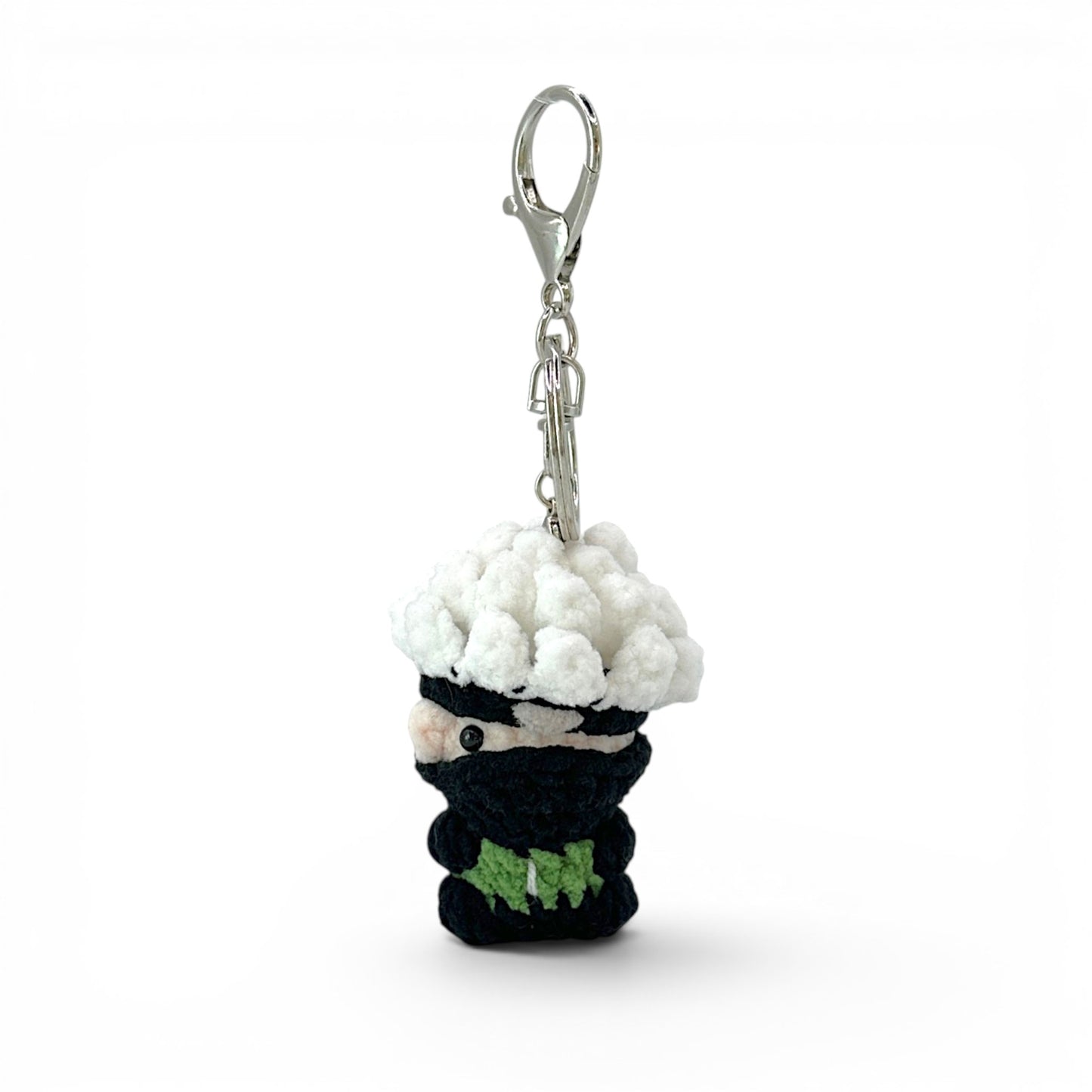 Sasuke Uchiha Crochet Keychain Bag Charm