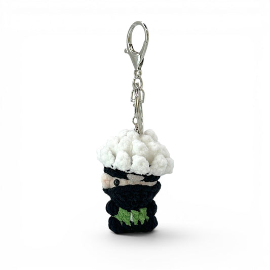 Sasuke Uchiha Crochet Keychain Bag Charm