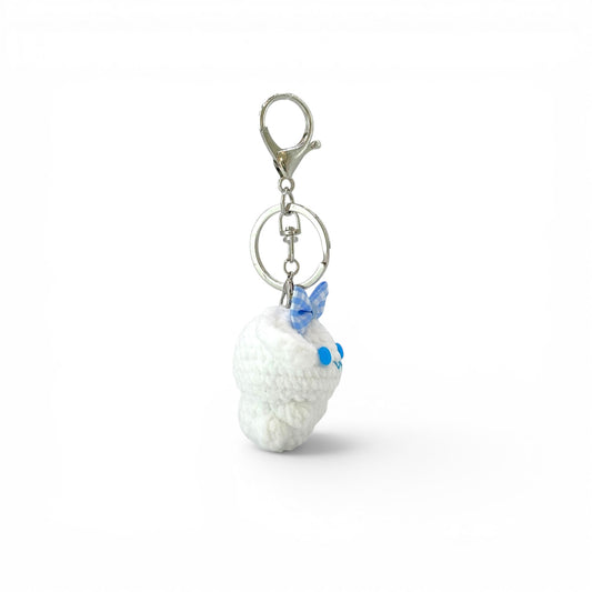 Cinnamon Roll Crochet Keychain Bag Charm