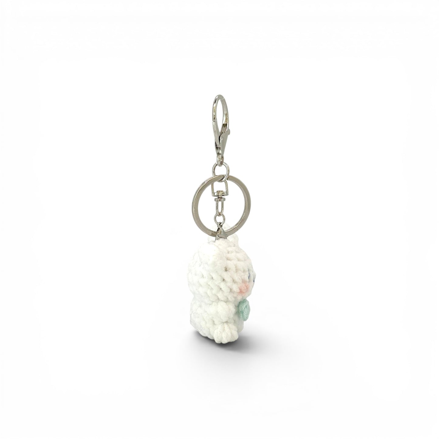 CinnamonRoll Crochet Keychain Bag Charm