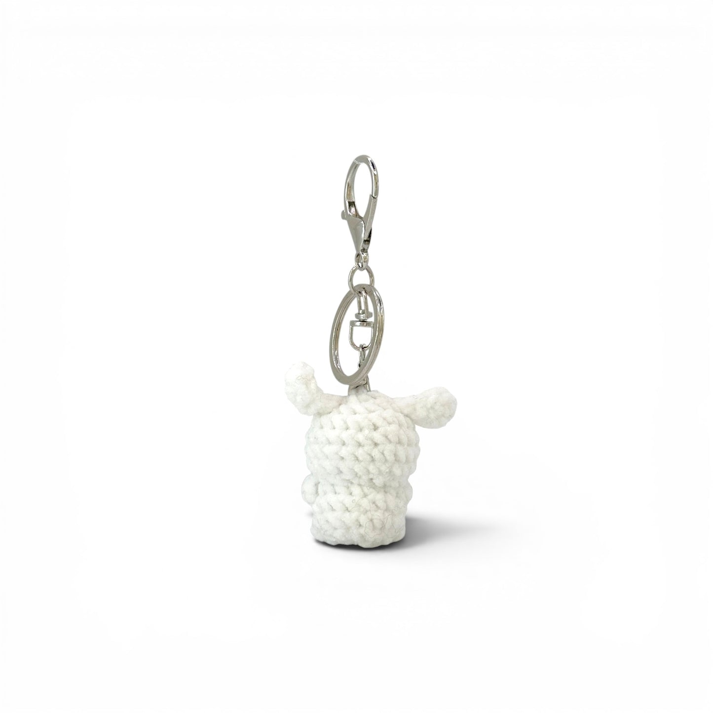CinnamonRoll Crochet Keychain Bag Charm