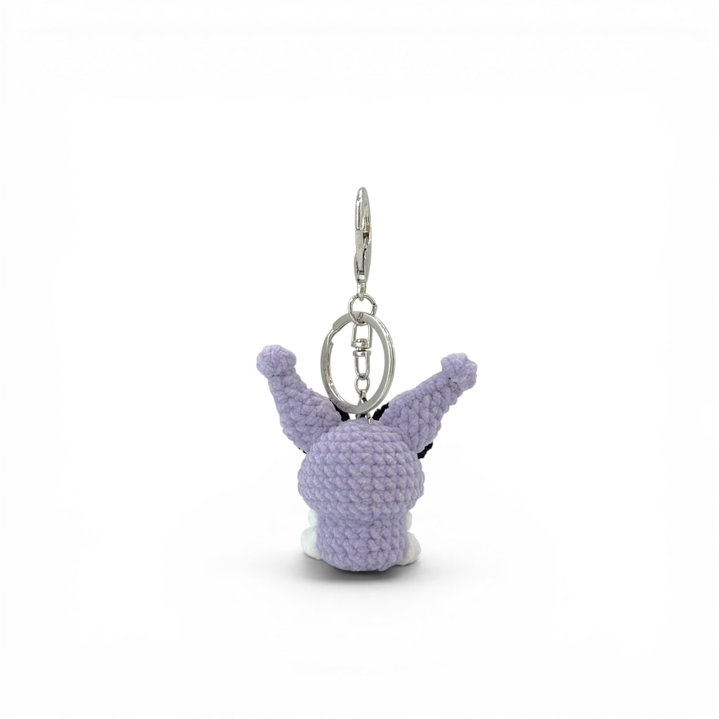 Kuromi Standing Ears Crochet Keychain Bag Charm