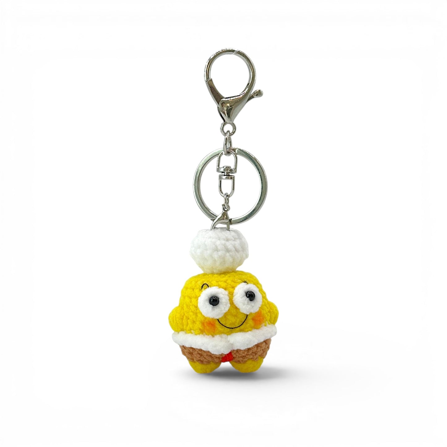 Sponge Bob Crochet Keychain Bag Charm