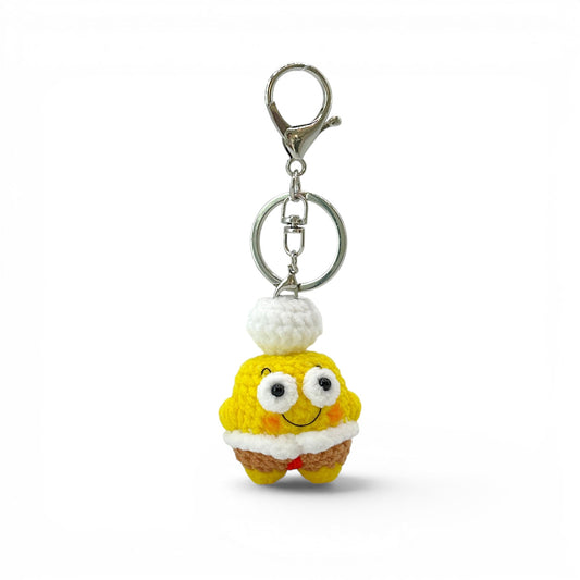 Sponge Bob Crochet Keychain Bag Charm