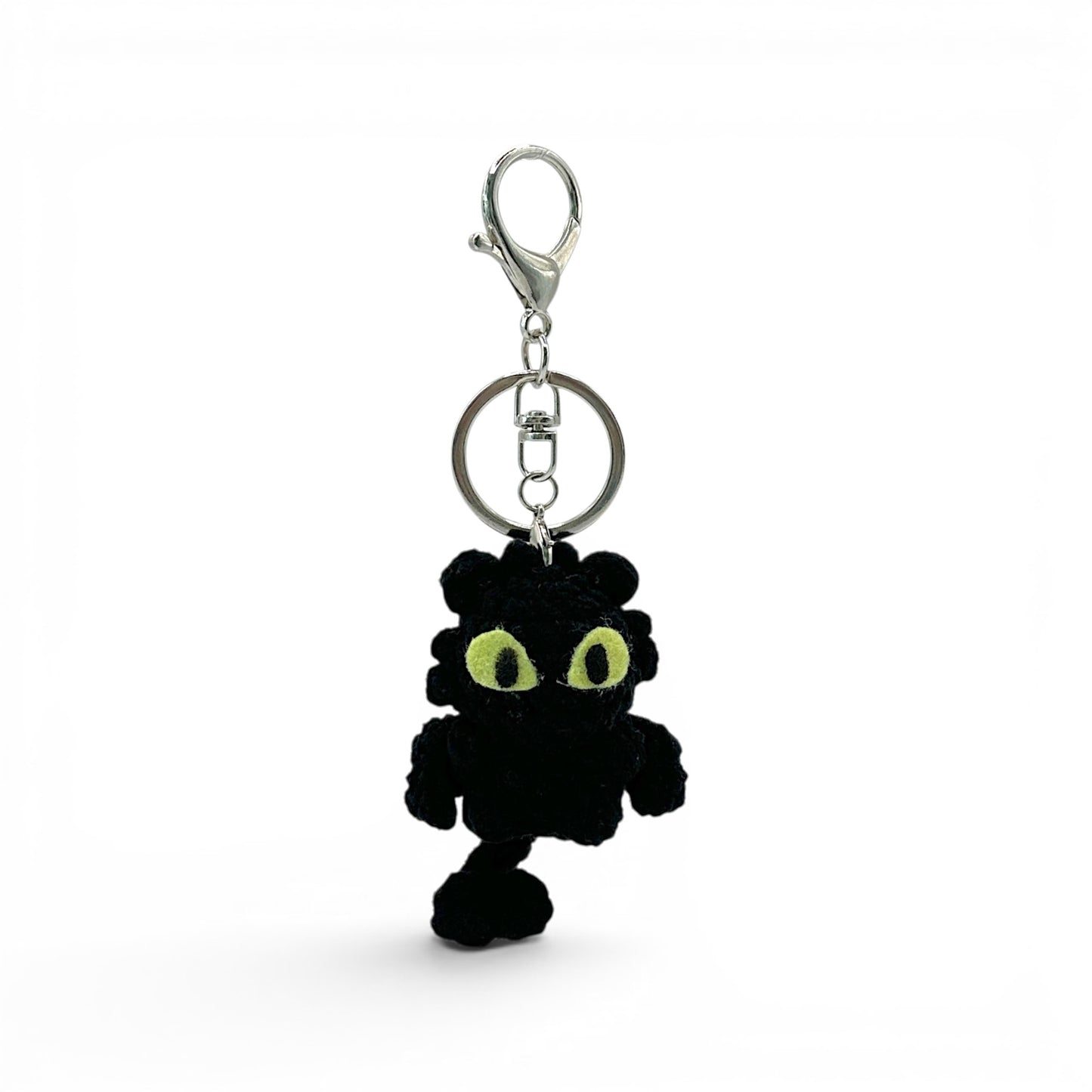 Toothless and Light Furry Crochet How to Train A Dragon Keychain Bag Charm