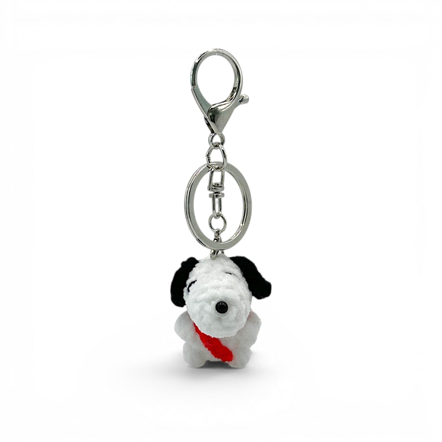 Snoopy and Woodstock Crochet Keychain Bag Charm