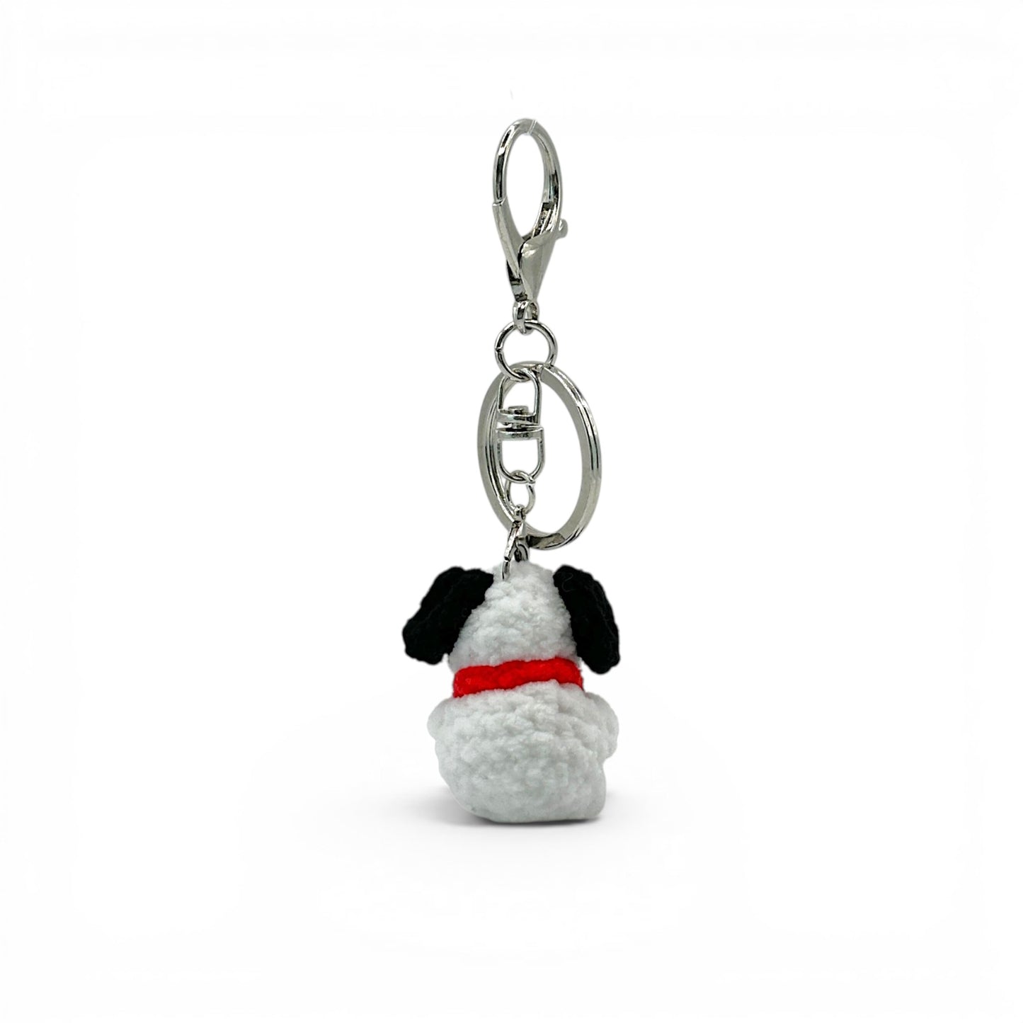 Snoopy and Woodstock Crochet Keychain Bag Charm