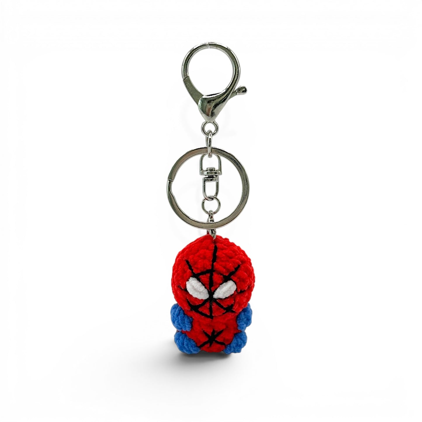 Spiderman Crochet Keychain Bag Charm