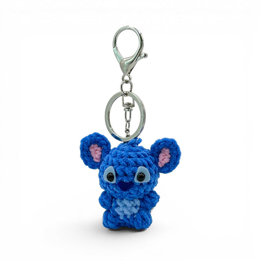 Stitch Crochet Keychain Bag Charm