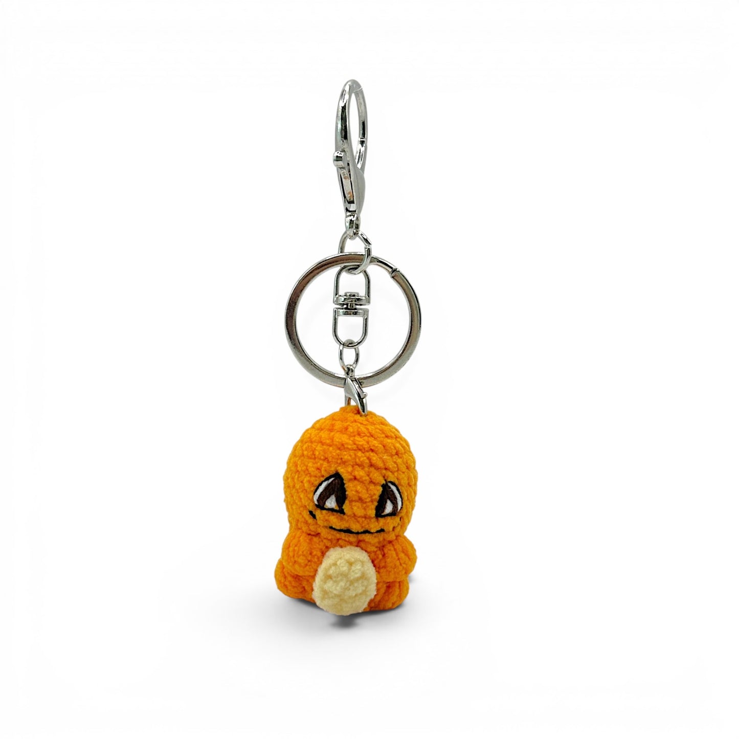 Pokemon Pikachu Psyduck Bulbasaur Squirtle Crochet Keychain Bag Charm