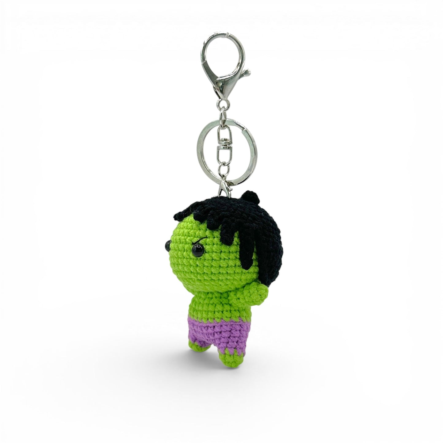 Marvel Star Hulk Crochet Keychain Bag Charm