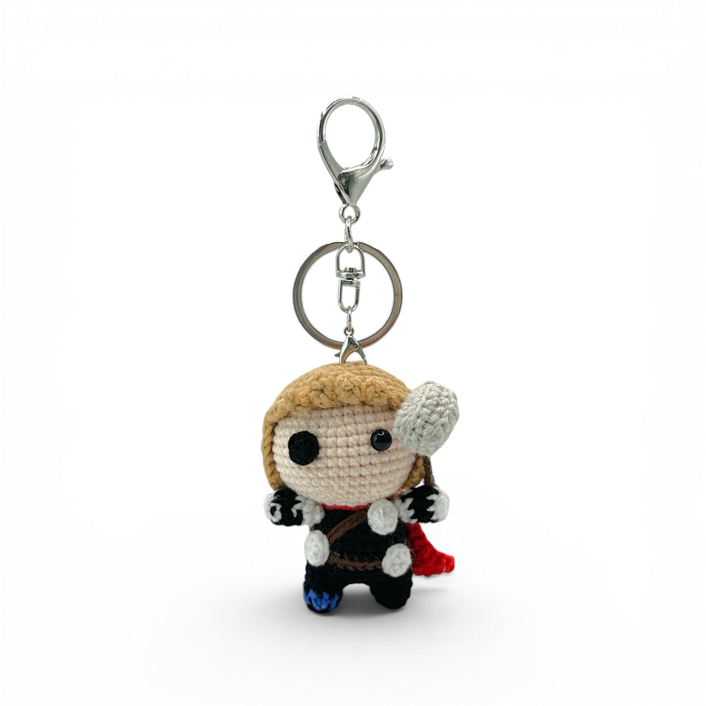 Marvel Star Thor Crochet Keychain Bag Charm
