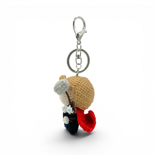 Marvel Star Thor Crochet Keychain Bag Charm