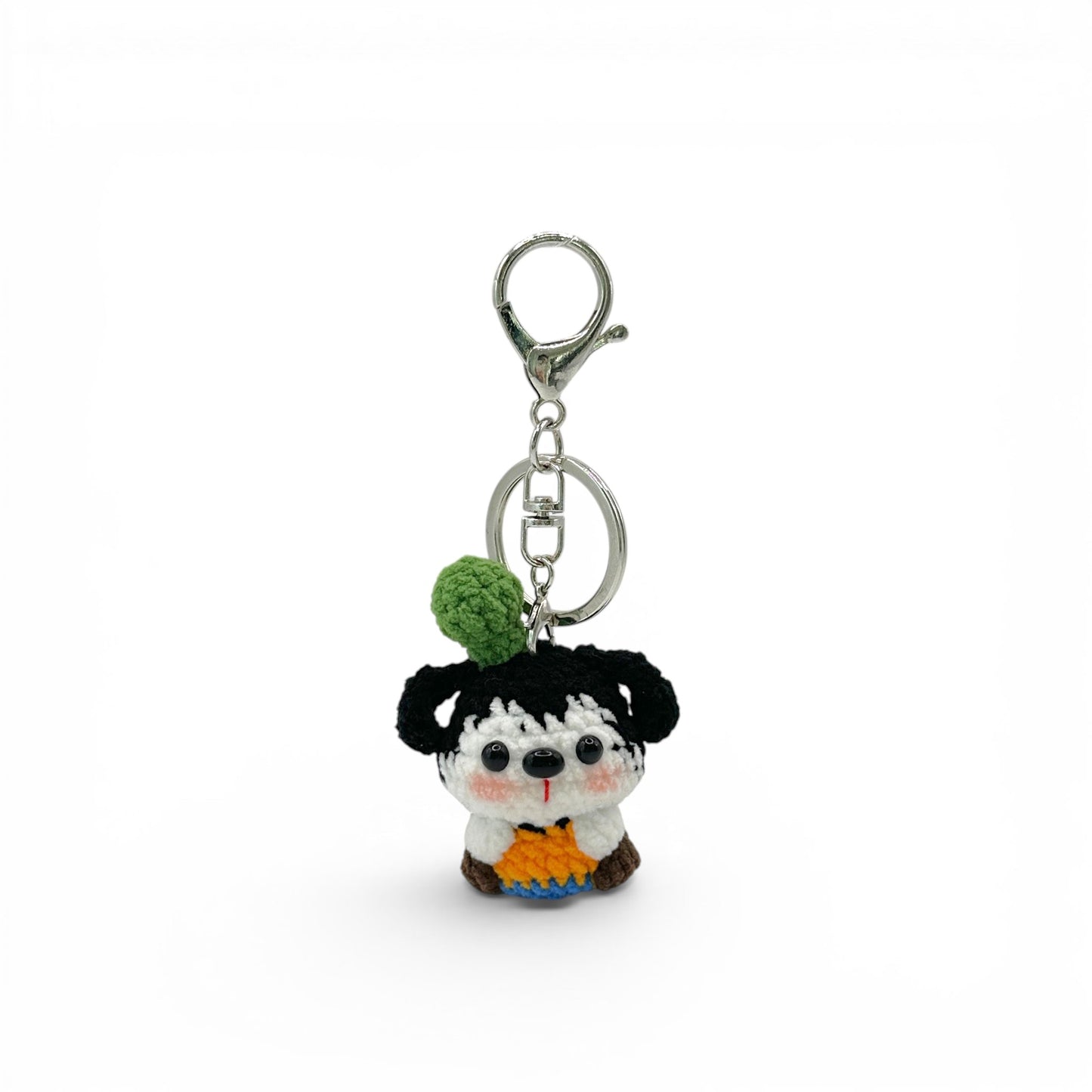 Goofy Crochet Keychain Bag Charm