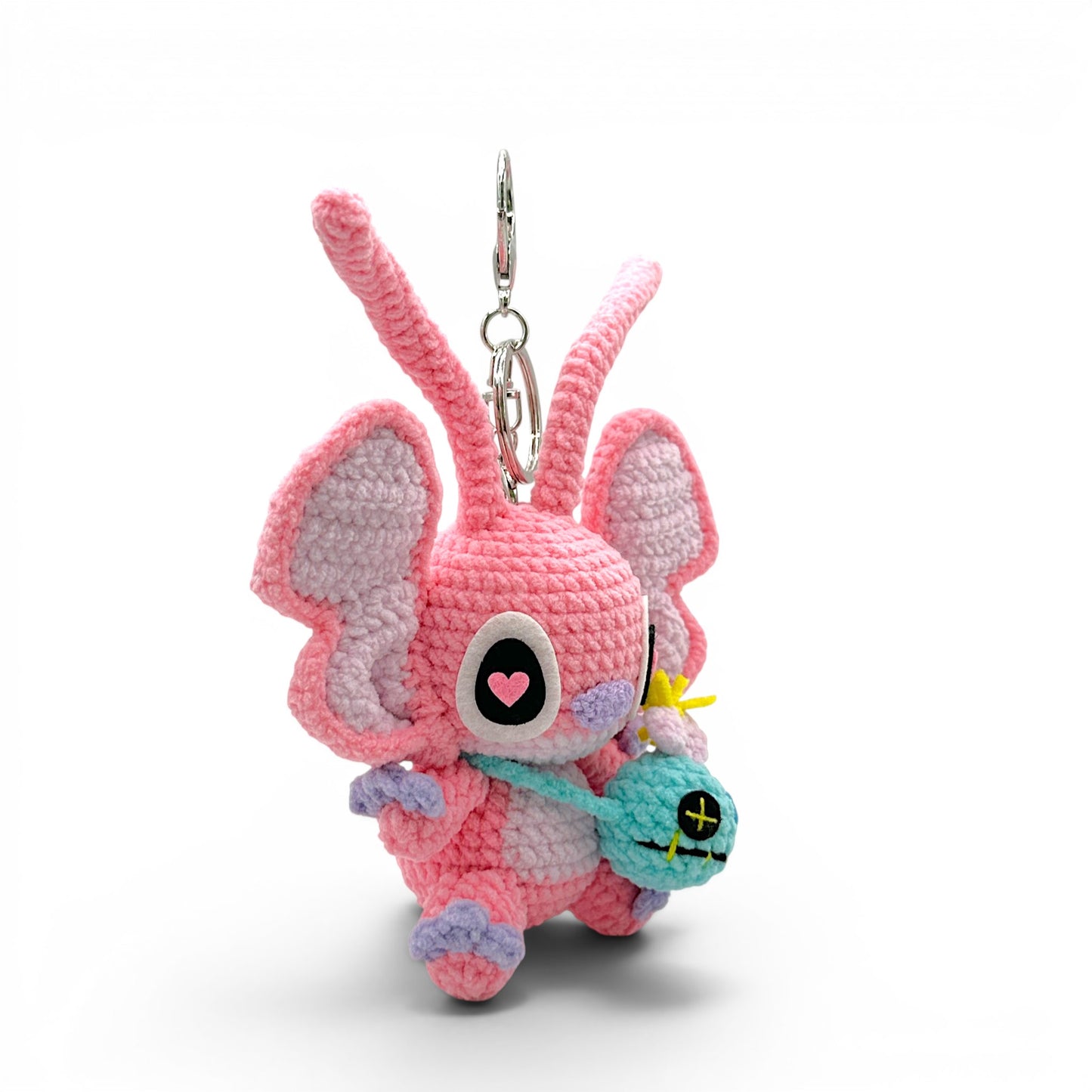 Angel Crochet Keychain Bag Charm