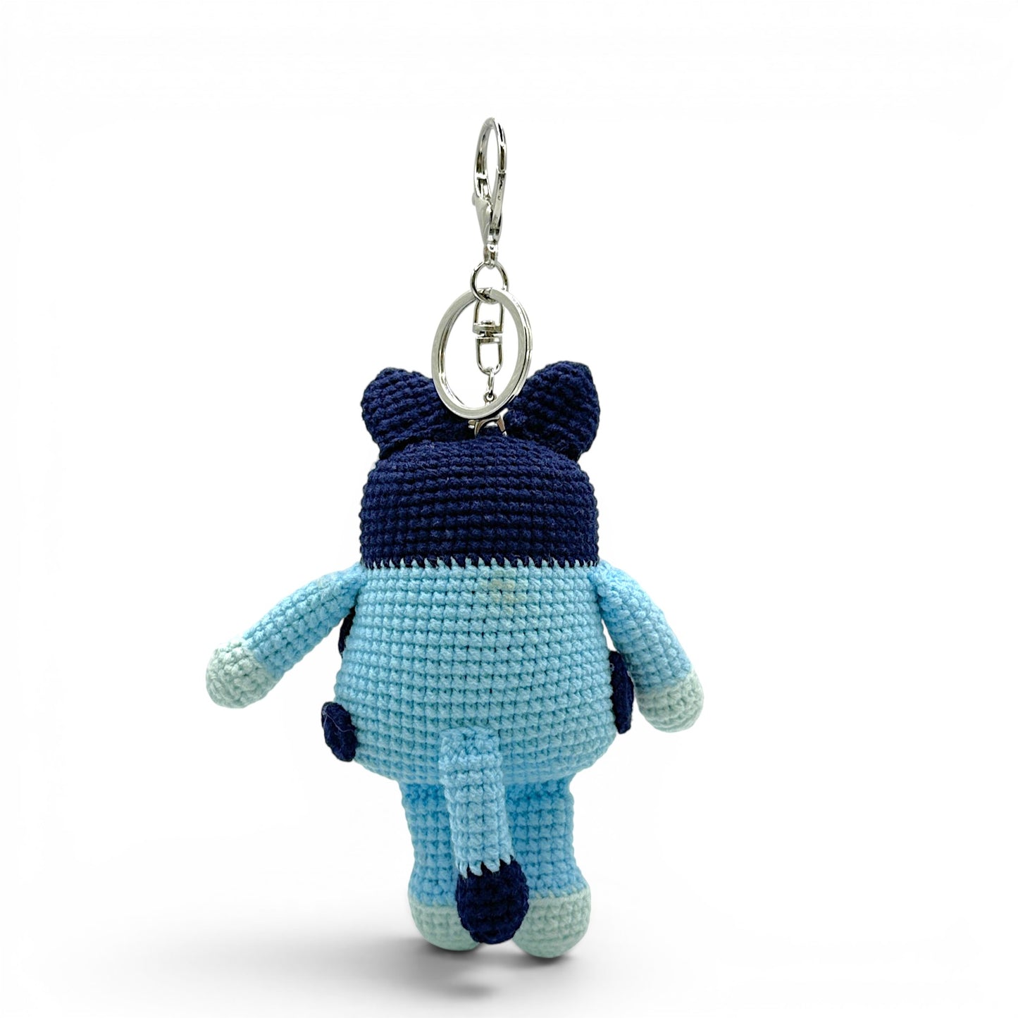 Bingo and Bluey Crochet Keychain Bag Charm