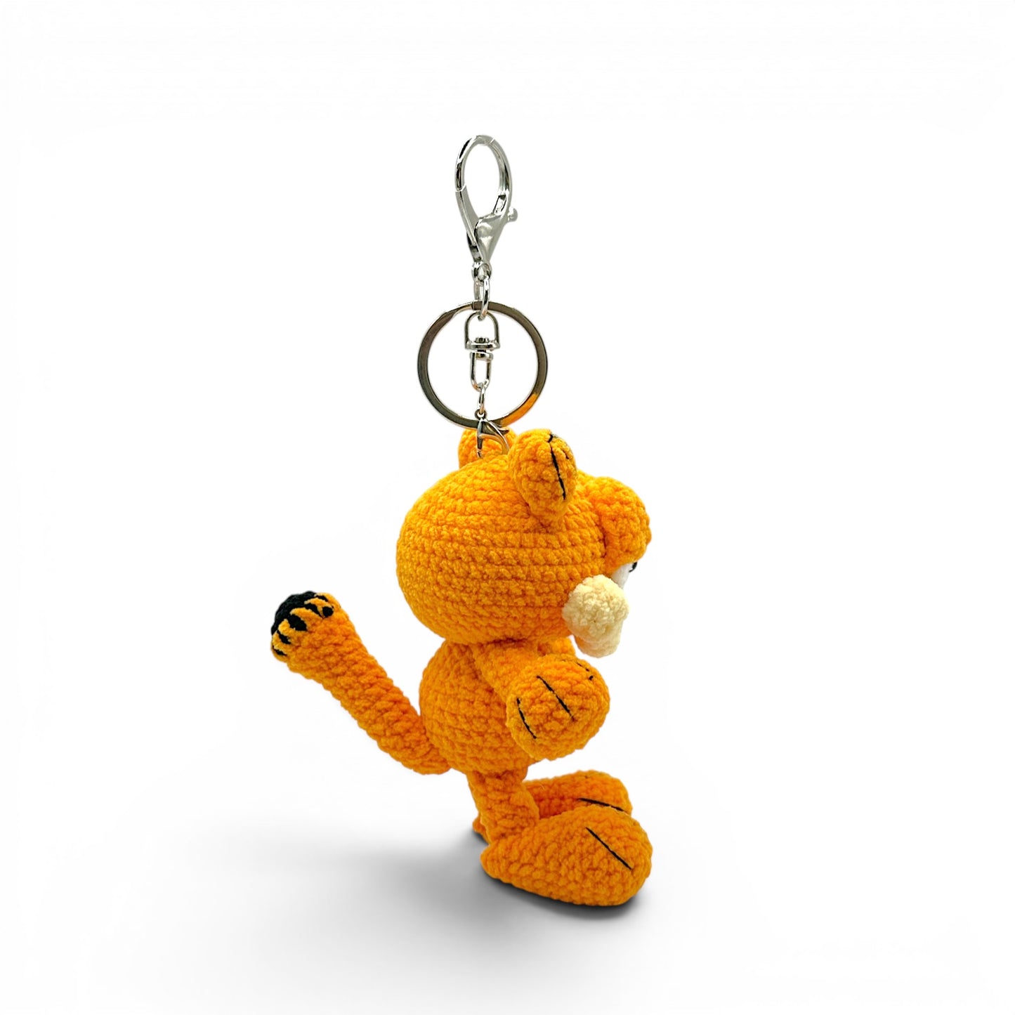 Garfield Crochet Keychain Bag Charm