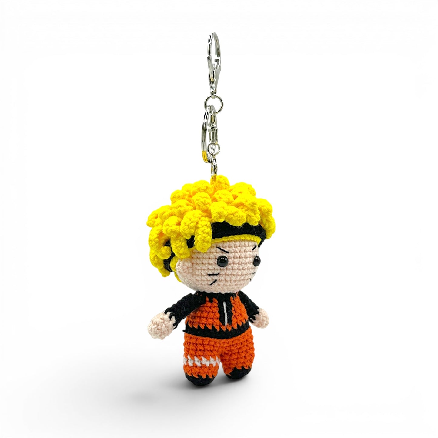 Naruto Uzumaki Crochet Keychain Bag Charm