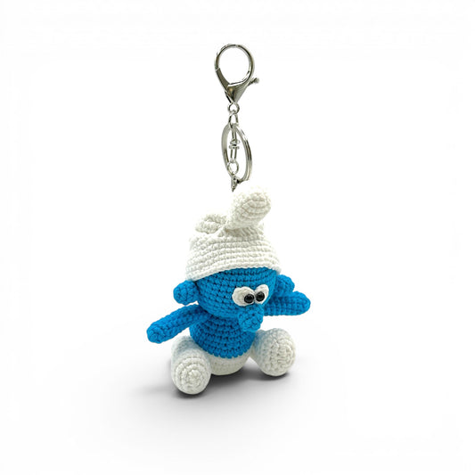 The Smurfs Crochet Keychain Bag Charm