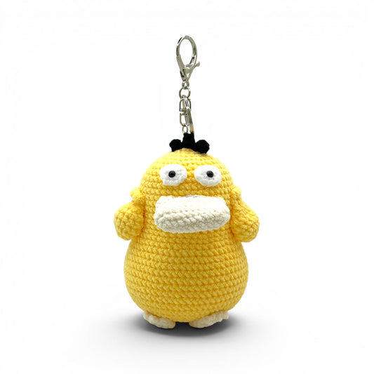 Psyduck Crochet Keychain Bag Charm