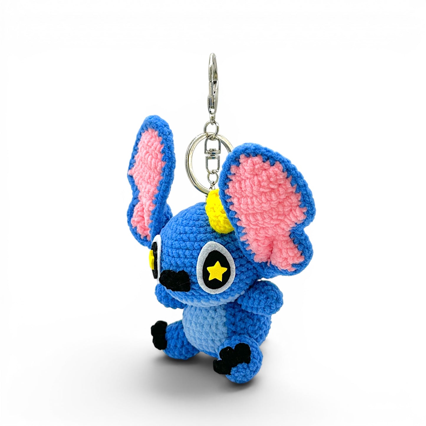 Stitch Crochet Keychain Bag Charm