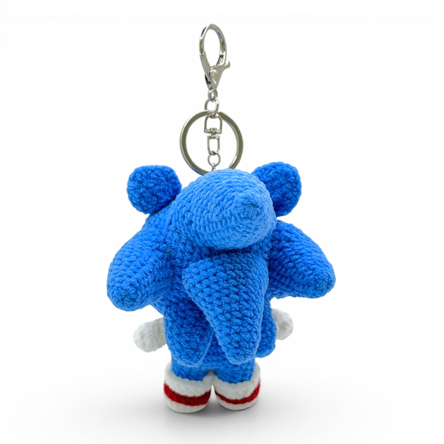 Sonic Crochet Keychain Bag Charm