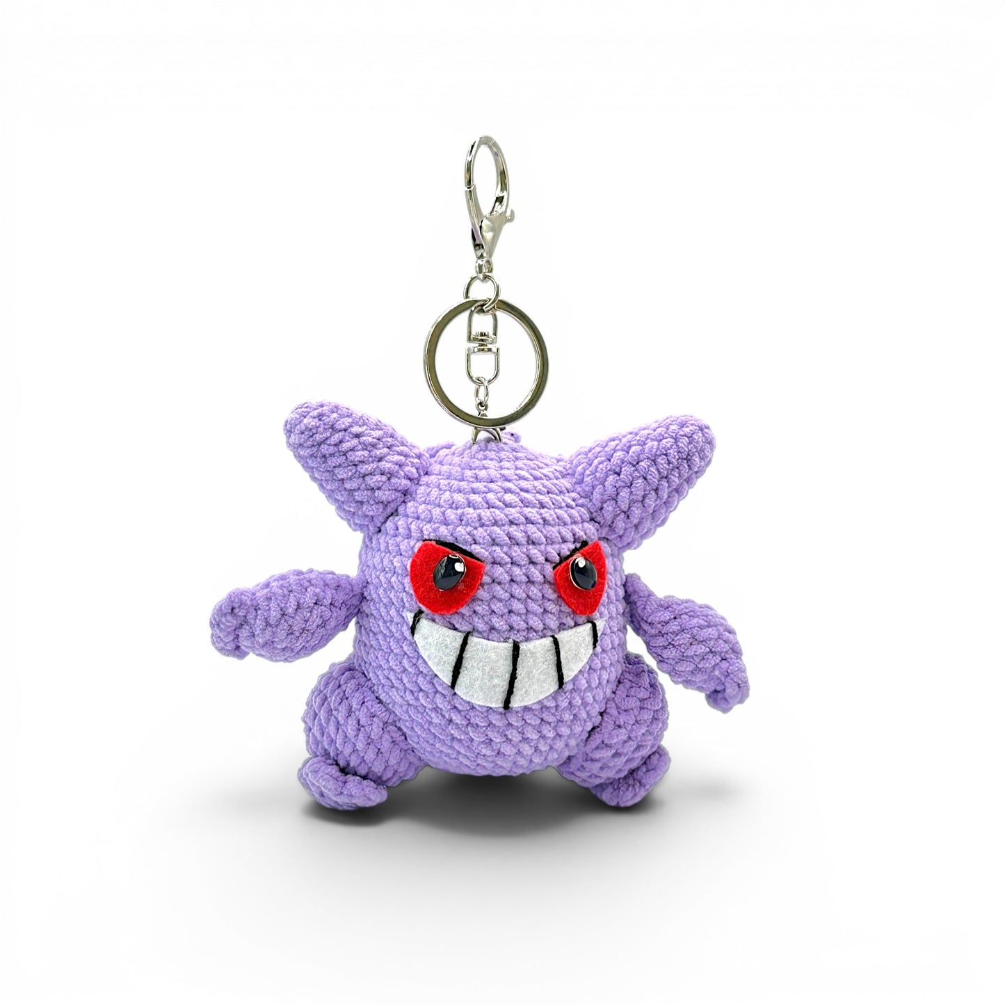 Gengar Pokemon Crochet Keychain Bag Charm