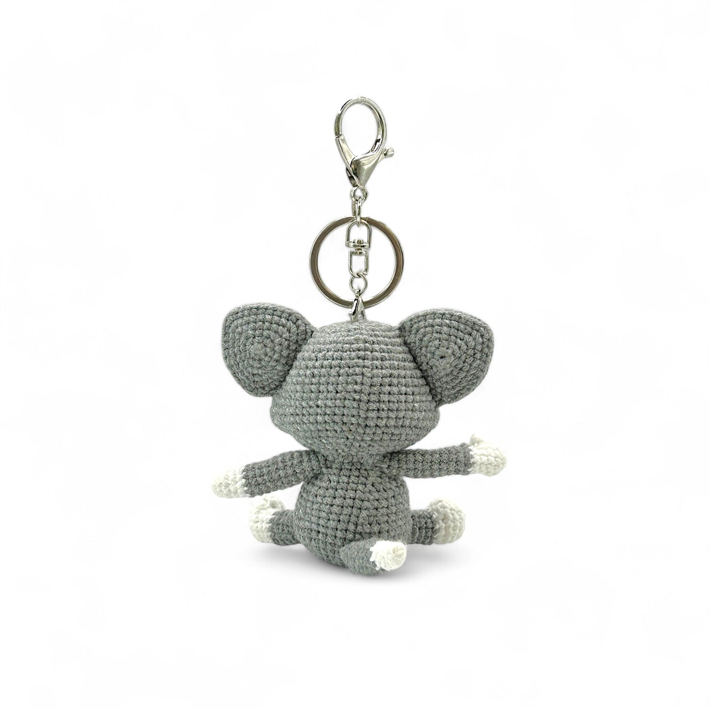 Tom and Jerry Crochet Keychain Bag Charm