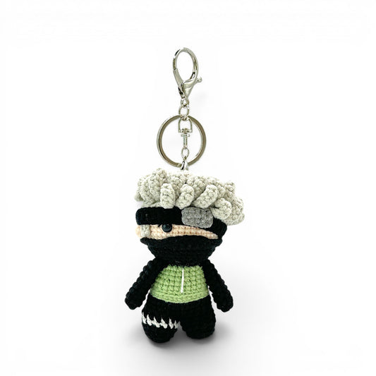 Kakashi From Naruto Crochet Keychain Bag Charm