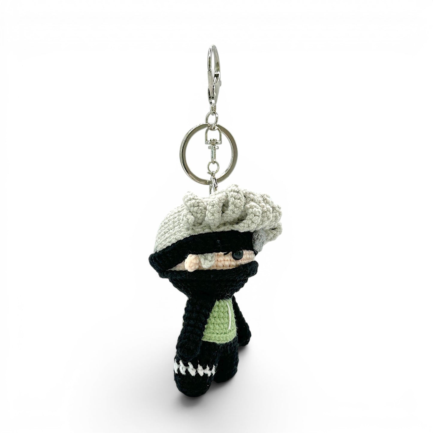 Kakashi From Naruto Crochet Keychain Bag Charm