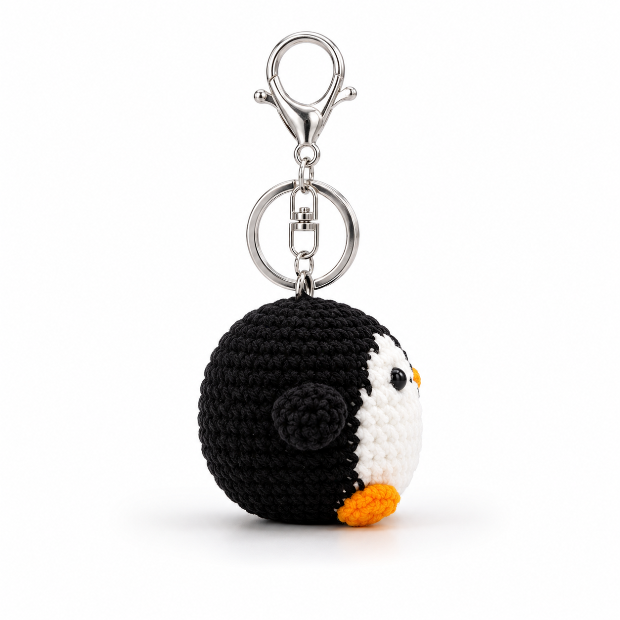 Penguin Crochet Keychain Bag Charm