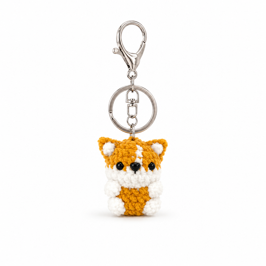 Gummy Dog Crochet Keychain Bag Charm