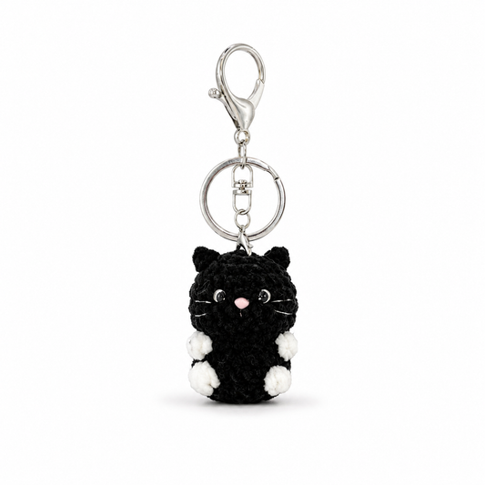 Gummy Cat Crochet Keychain Bag Charm