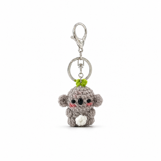 Gummy Koala Crochet Keychain Bag Charm