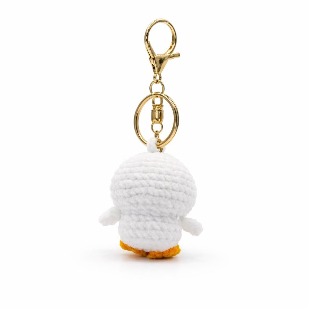 Chick Crochet Keychain Bag Charm