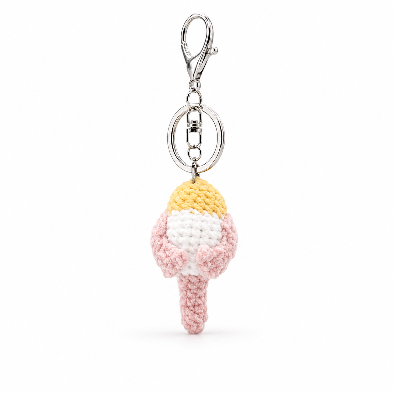 Bird Crochet Keychain Bag Charm