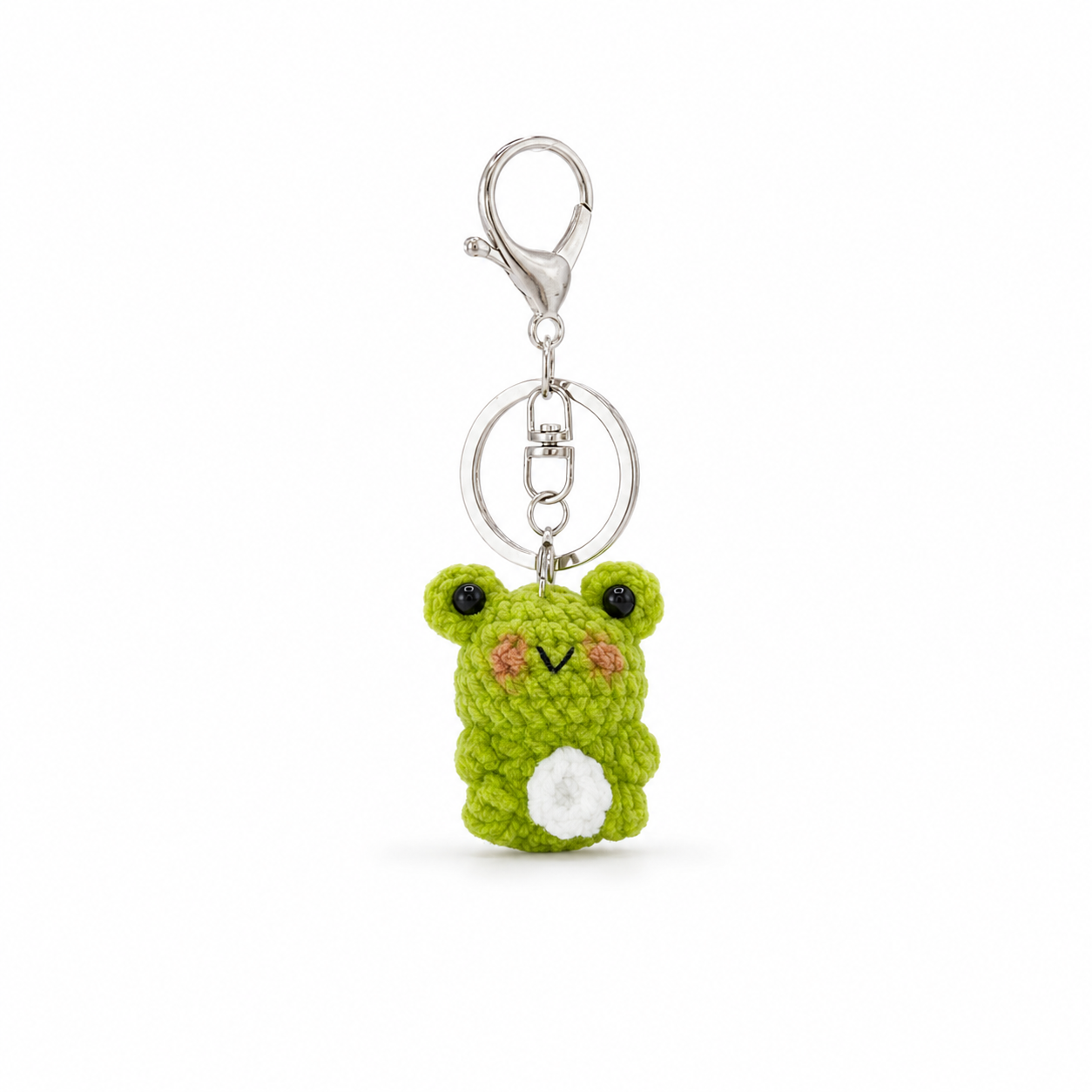 Gummy Frog Crochet Keychain Bag Charm