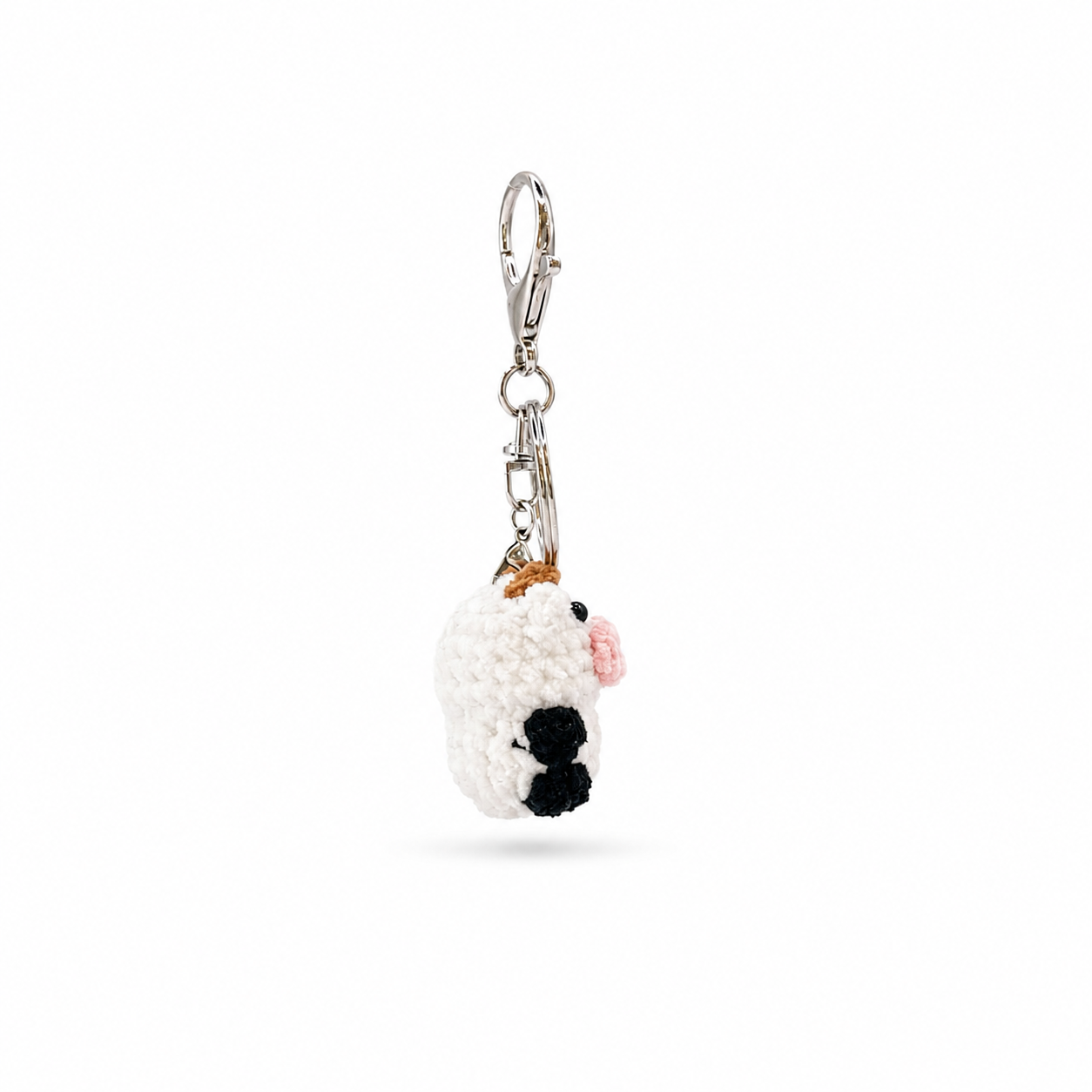 Gummy Cow Crochet Keychain Bag Charm