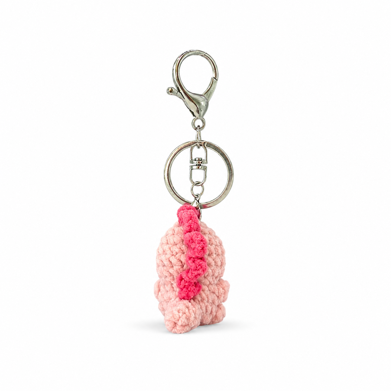 Gummy Dinosaur Crochet Keychain Bag Charm