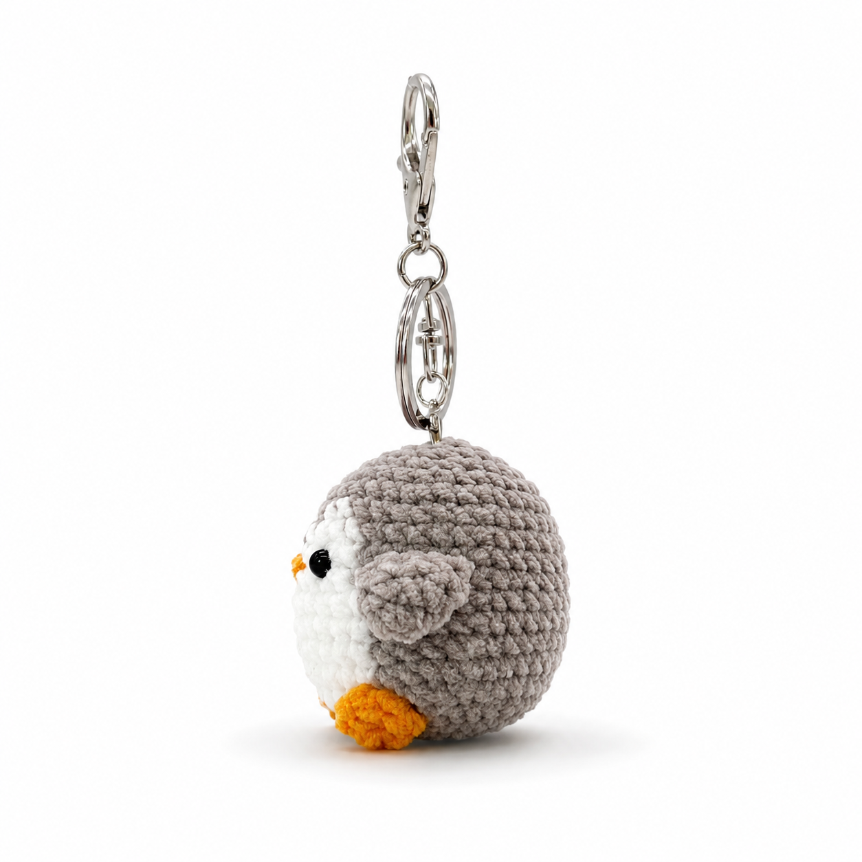 Penguin Crochet Keychain Bag Charm