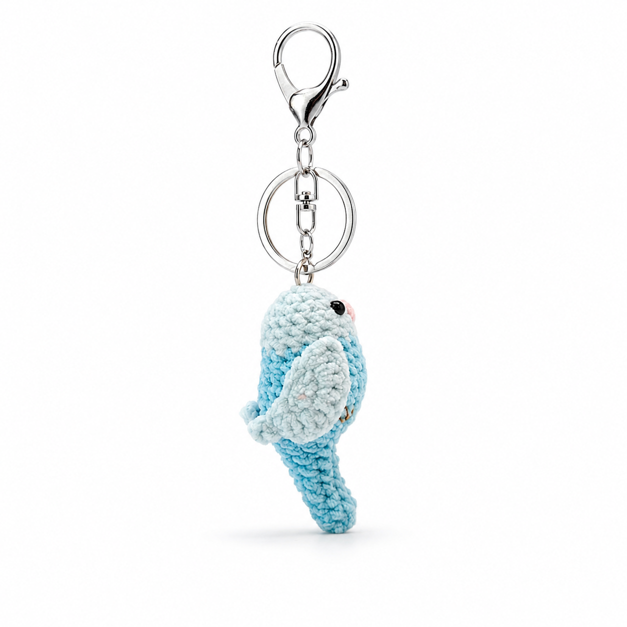 Bird Crochet Keychain Bag Charm
