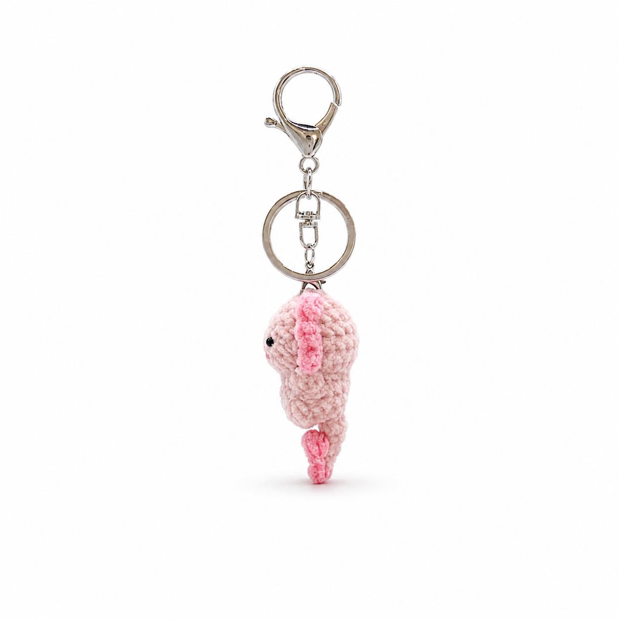 Gummy Axolotol Crochet Keychain Bag Charm